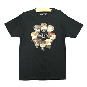 Funimation Men's Attack on Titan Final Season Graphic T-Shirt Black Medium Anime